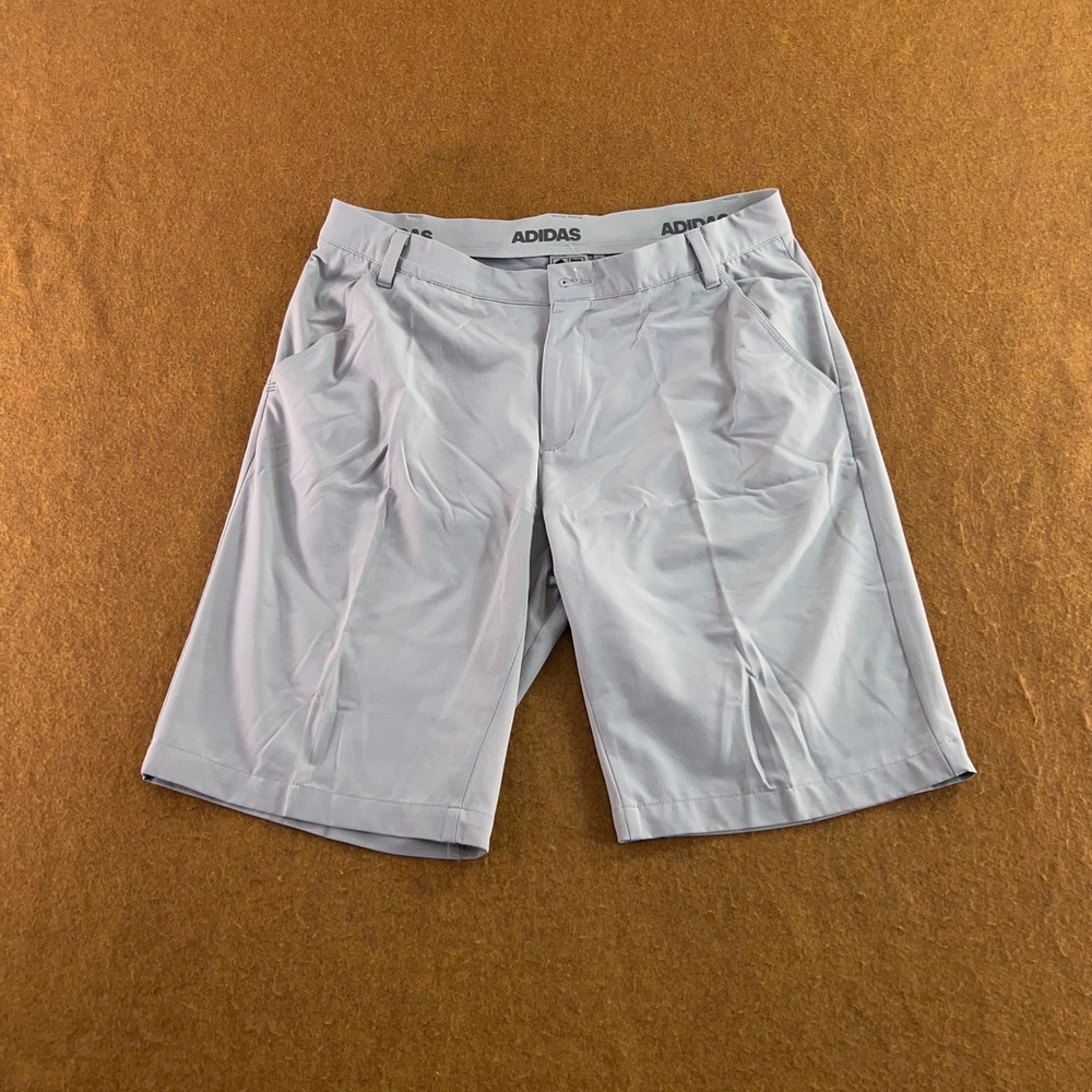 Adidas Mens 34 Gray Ultimate365 Performance Stretch Golf Shorts